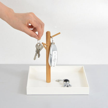 Rangement Clé - BranchRectaTray™ - Blanc - Mon Cocon Maison