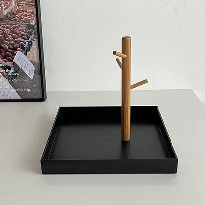 Rangement Clé - BranchRectaTray™ - Noir - Mon Cocon Maison