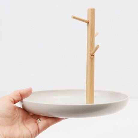 Rangement Clé - BranchRoundTray™ - Blanc - Mon Cocon Maison