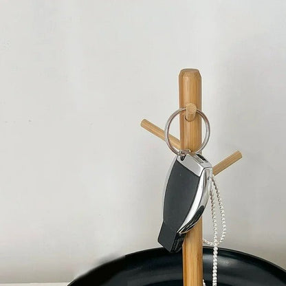 Rangement Clé - BranchRoundTray™ - Noir - Mon Cocon Maison